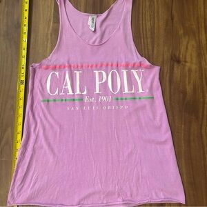 Cal Poly Racerback tank top San Luis Obispo established 1901 Tech Styles